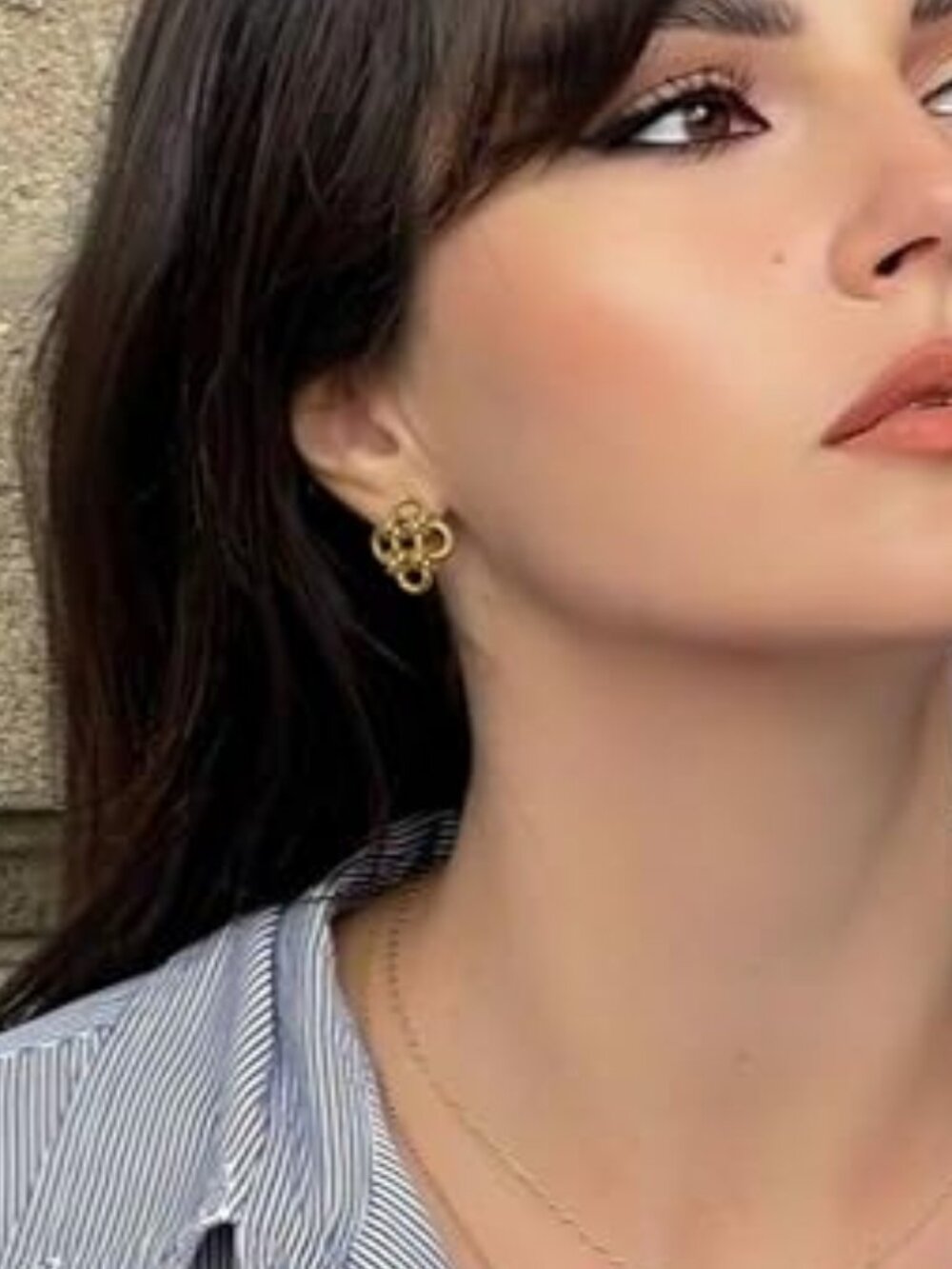 Trendy Gold Drop Earrings for‎ Women